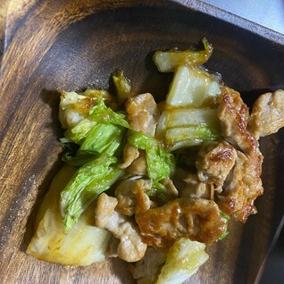美味い！白菜と豚肉の生姜焼き
